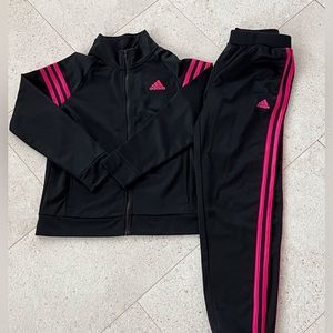Girls Adidas Track Suit Jog Suit L 14